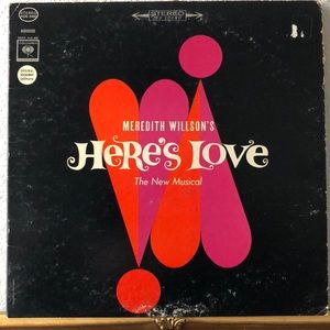Meridith Wilson's Here's Love Musical Soundtrack Vinyl Album '63